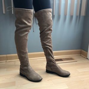 NEW OVER THE KNEE SUEDE BOOTS